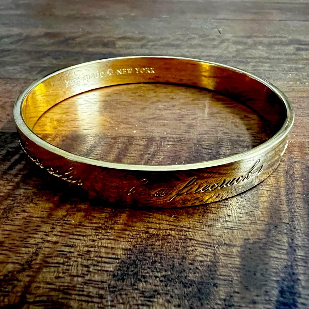 Gold Kate Spade Bangle Bracelet